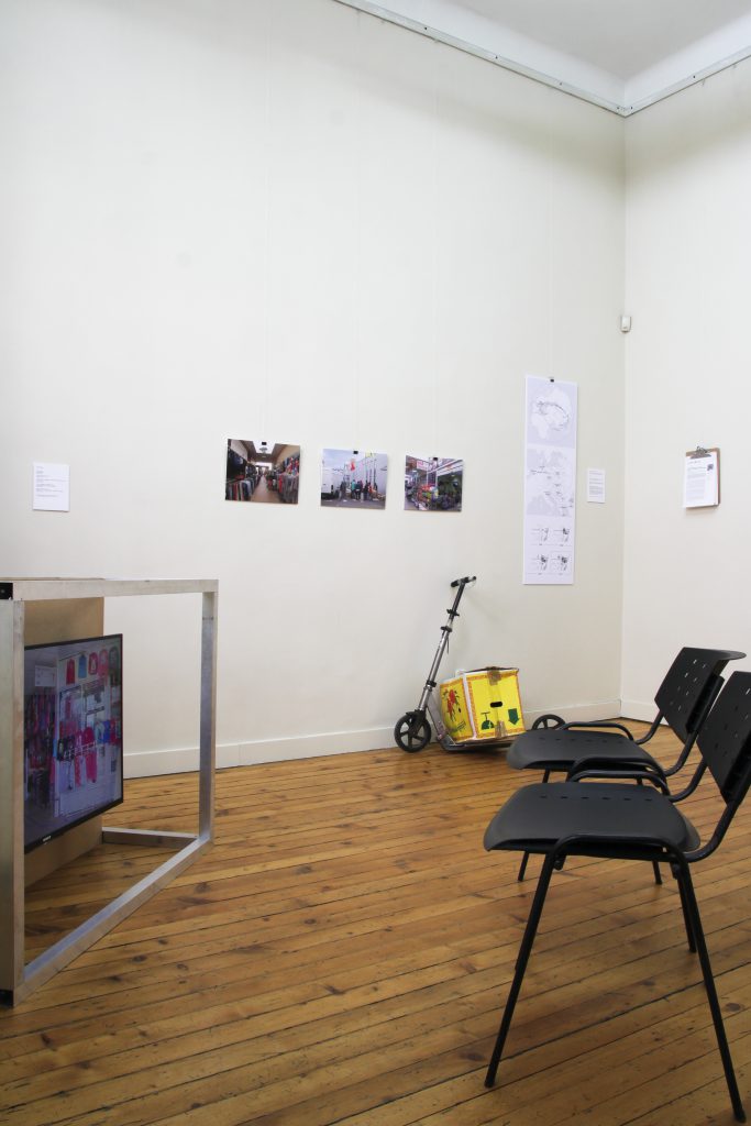 Katarzyna Osiecka and Tanja Vukosavljevic: Research about Europe's largest Asian wholesale market in Warsaw, exhibition at Red House Sofia, April 2016